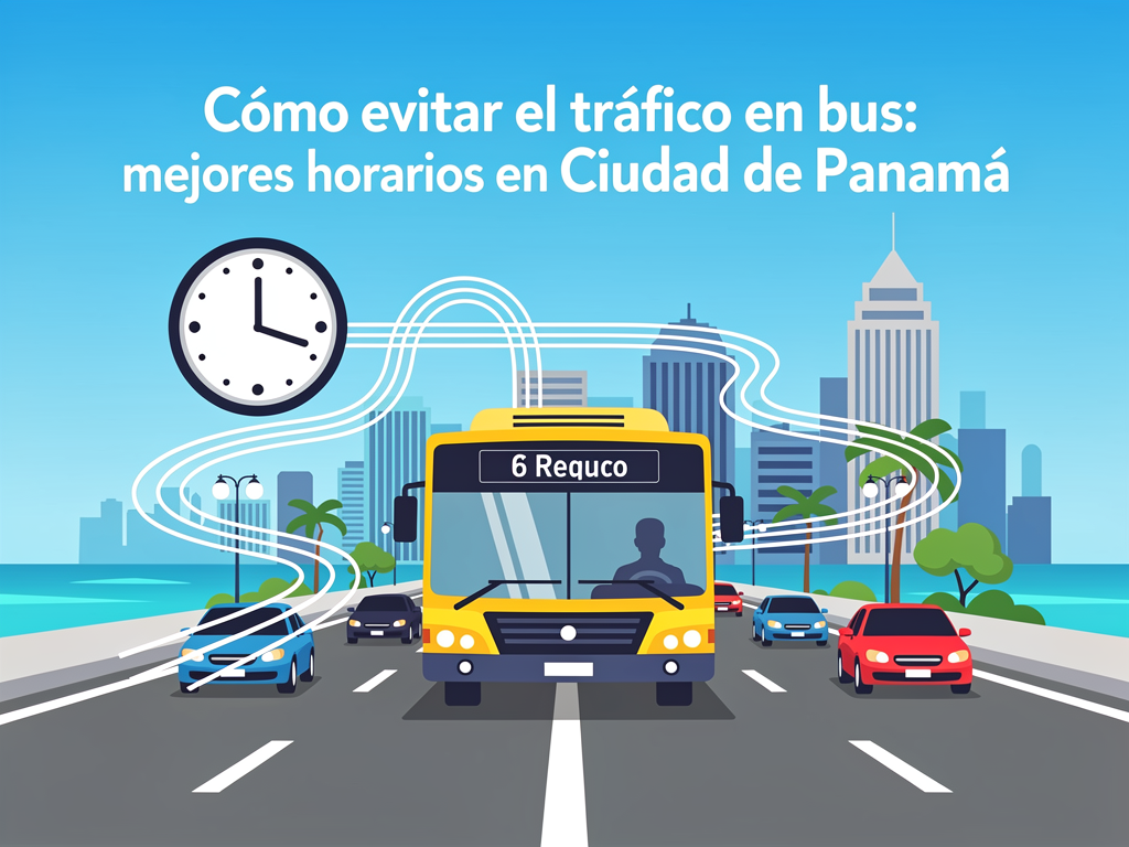 Título: Cómo evitar el tráfico en bus: mejores horarios en Ciudad de Panamá